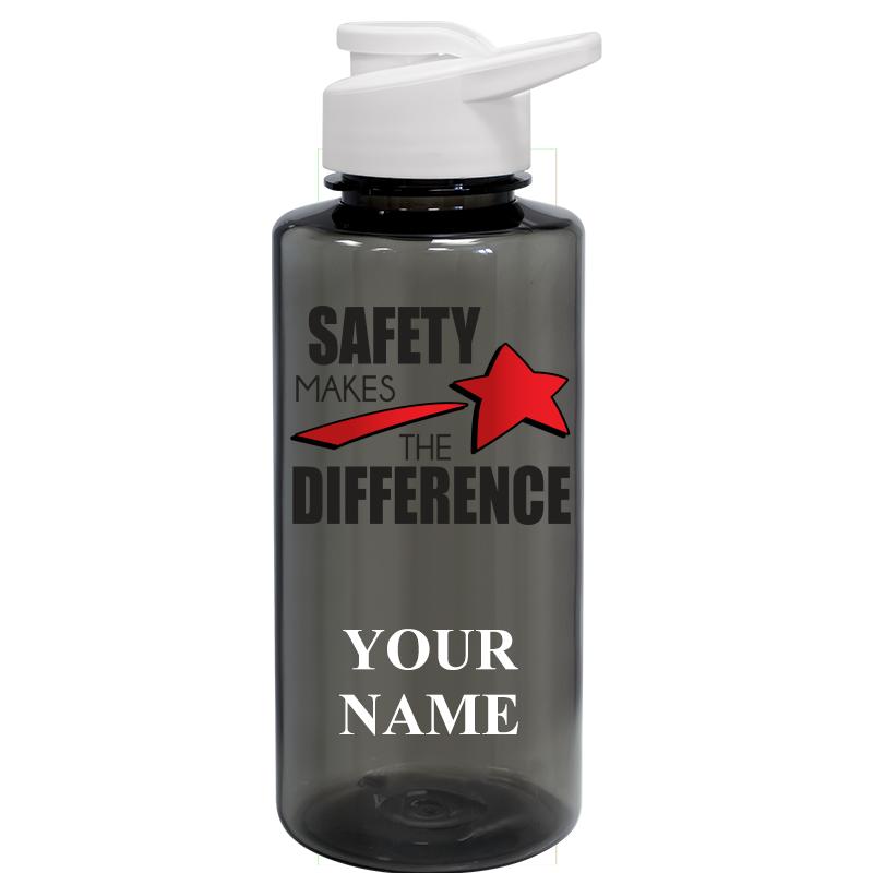 WATER BOTTLE 36OZ GRAY