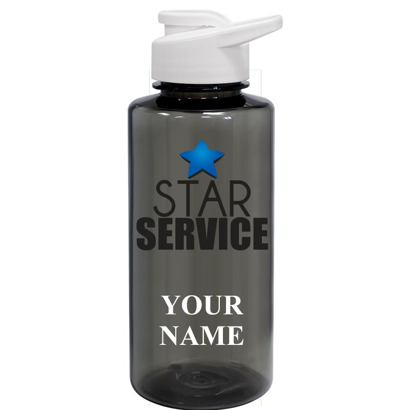 WATER BOTTLE 36OZ GRAY