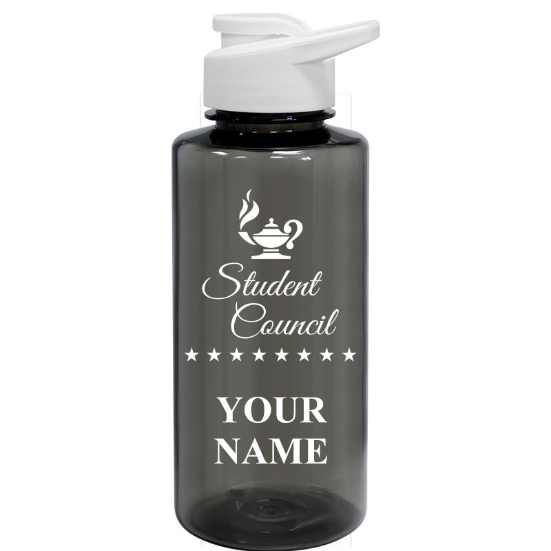 WATER BOTTLE 36OZ GRAY