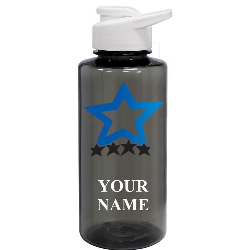 WATER BOTTLE 36OZ GRAY