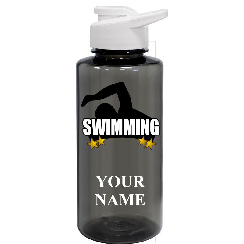 WATER BOTTLE 36OZ GRAY