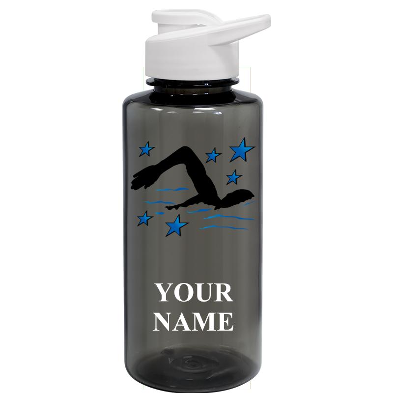 WATER BOTTLE 36OZ GRAY