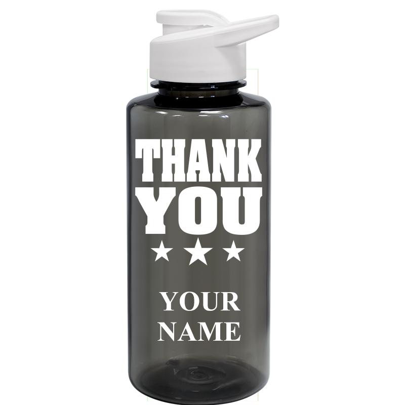 WATER BOTTLE 36OZ GRAY