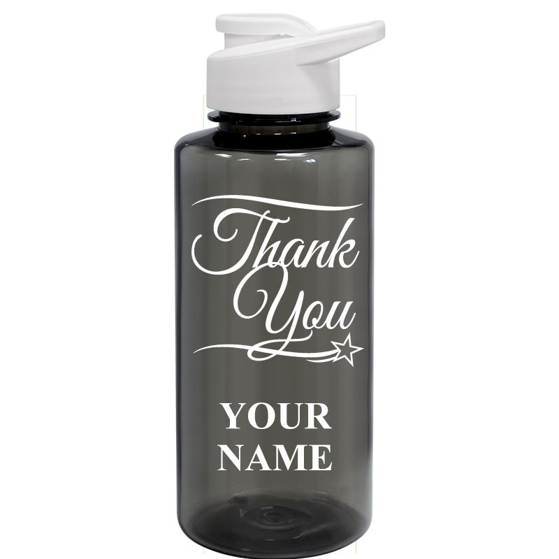 WATER BOTTLE 36OZ GRAY