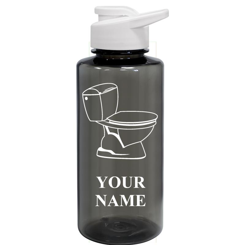 WATER BOTTLE 36OZ GRAY