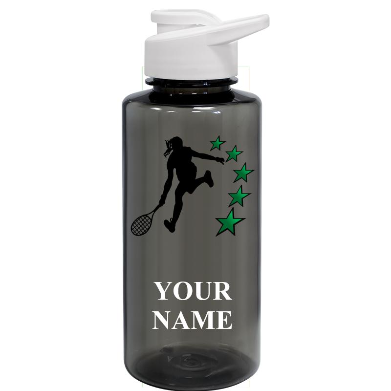 WATER BOTTLE 36OZ GRAY