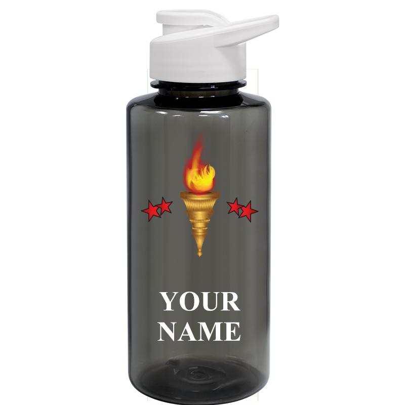 WATER BOTTLE 36OZ GRAY