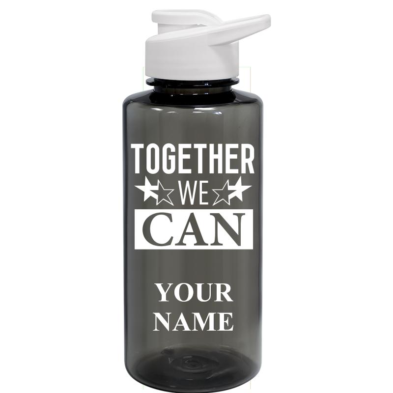 WATER BOTTLE 36OZ GRAY