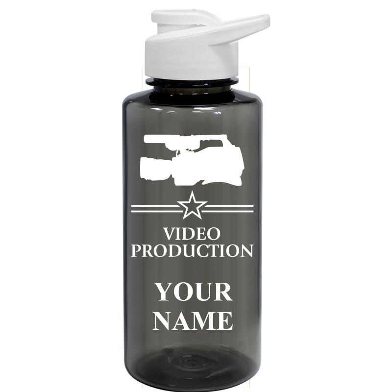 WATER BOTTLE 36OZ GRAY