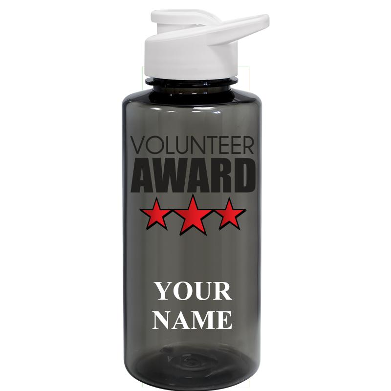 WATER BOTTLE 36OZ GRAY