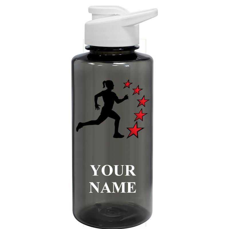 WATER BOTTLE 36OZ GRAY