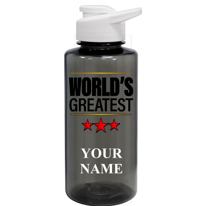 WATER BOTTLE 36OZ GRAY