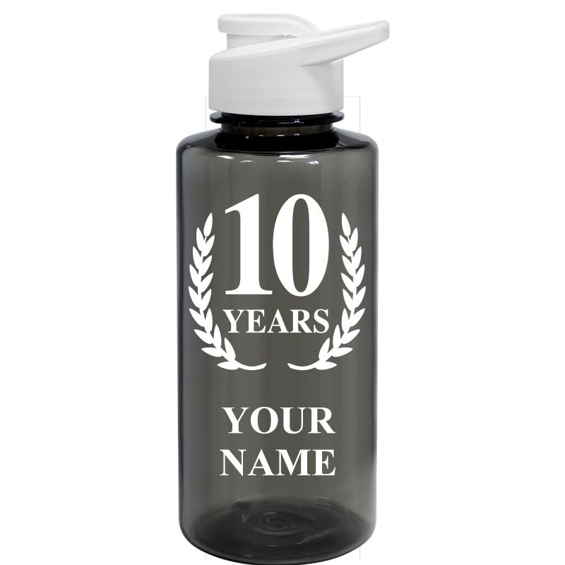 WATER BOTTLE 36OZ GRAY