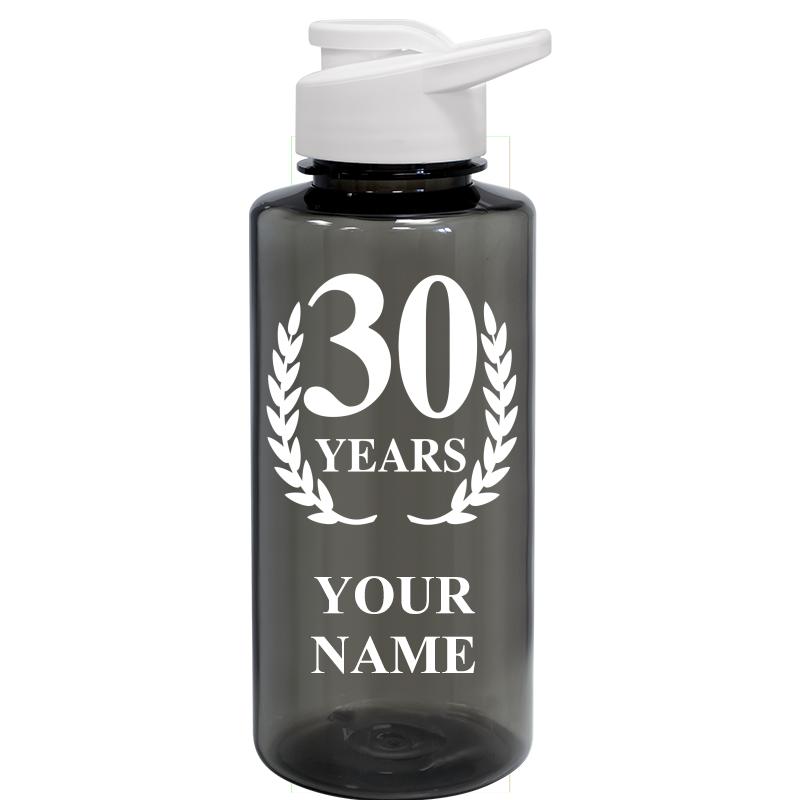 WATER BOTTLE 36OZ GRAY