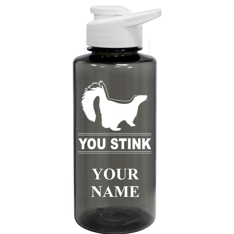 WATER BOTTLE 36OZ GRAY