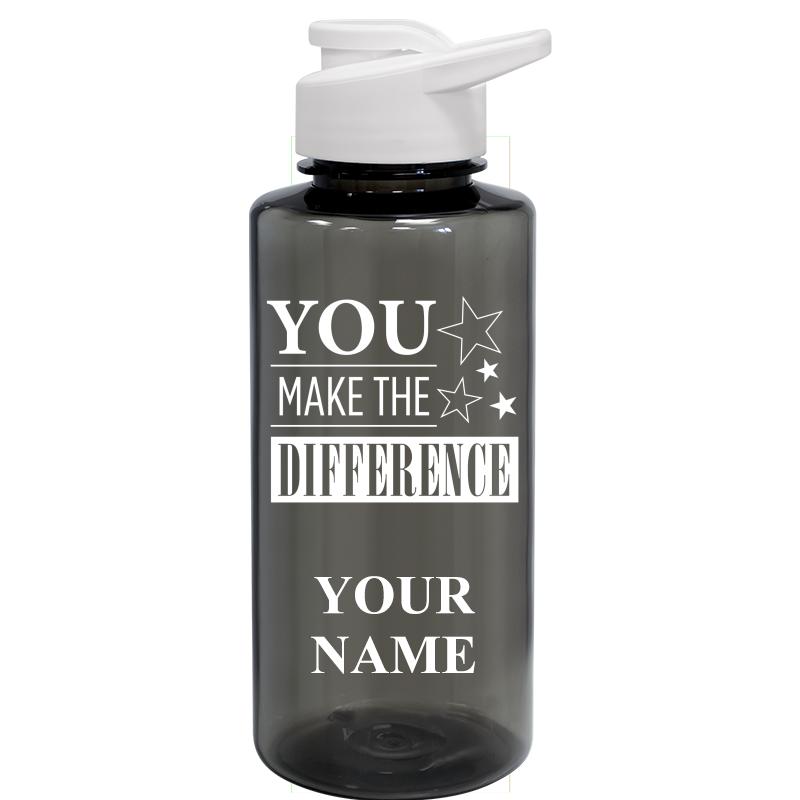 WATER BOTTLE 36OZ GRAY