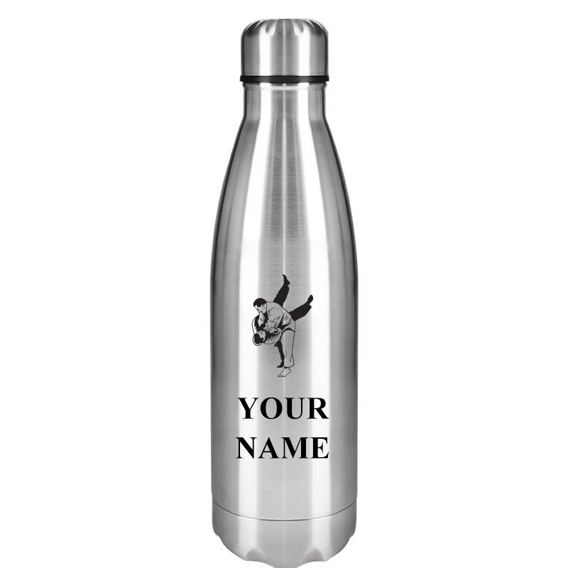 SILVER WATER BOTTLE 17 OZ
