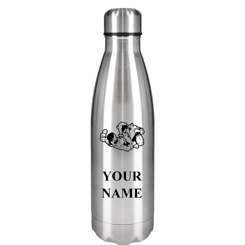 SILVER WATER BOTTLE 17 OZ