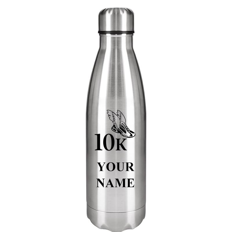 SILVER WATER BOTTLE 17 OZ