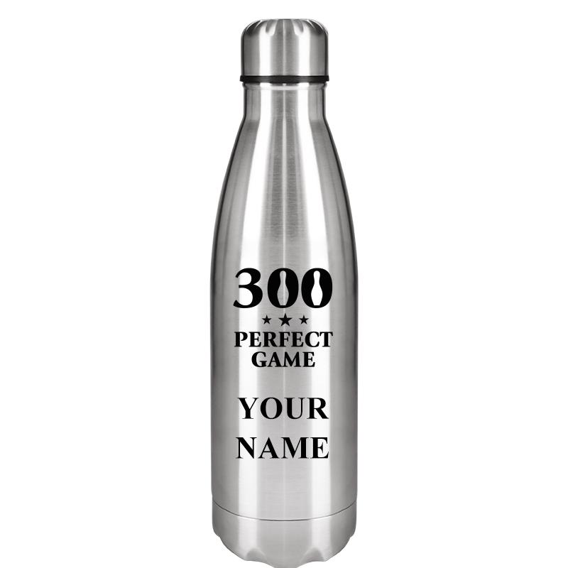 SILVER WATER BOTTLE 17 OZ