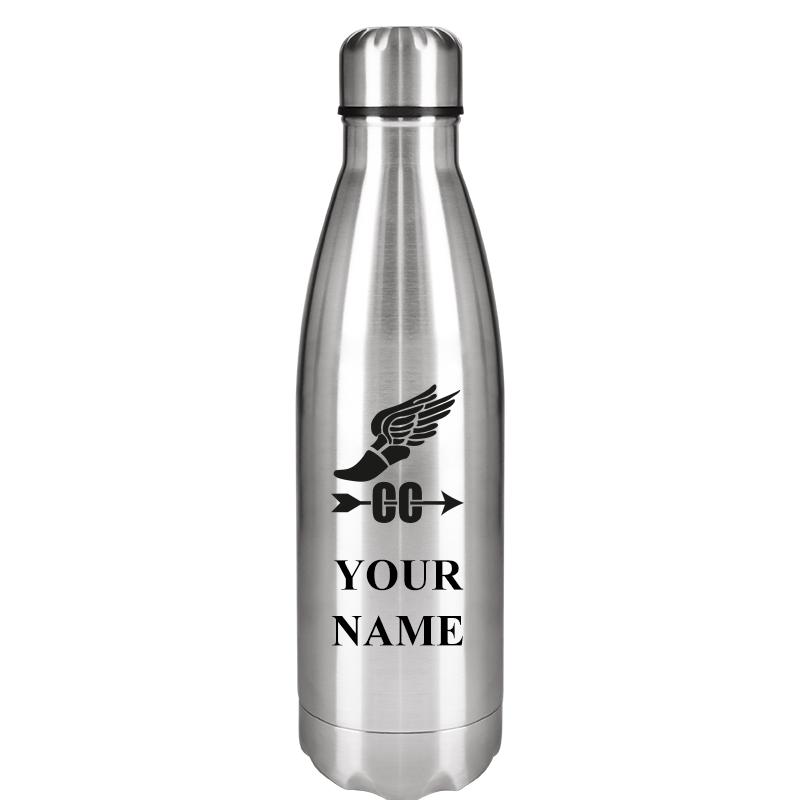 SILVER WATER BOTTLE 17 OZ