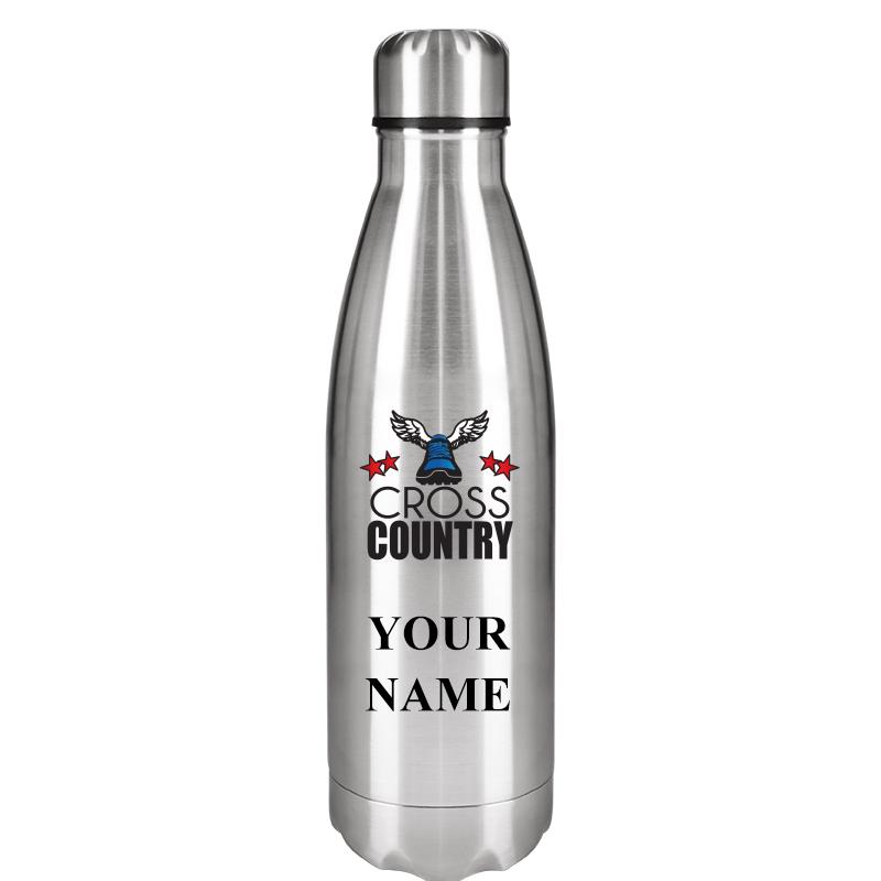 SILVER WATER BOTTLE 17 OZ