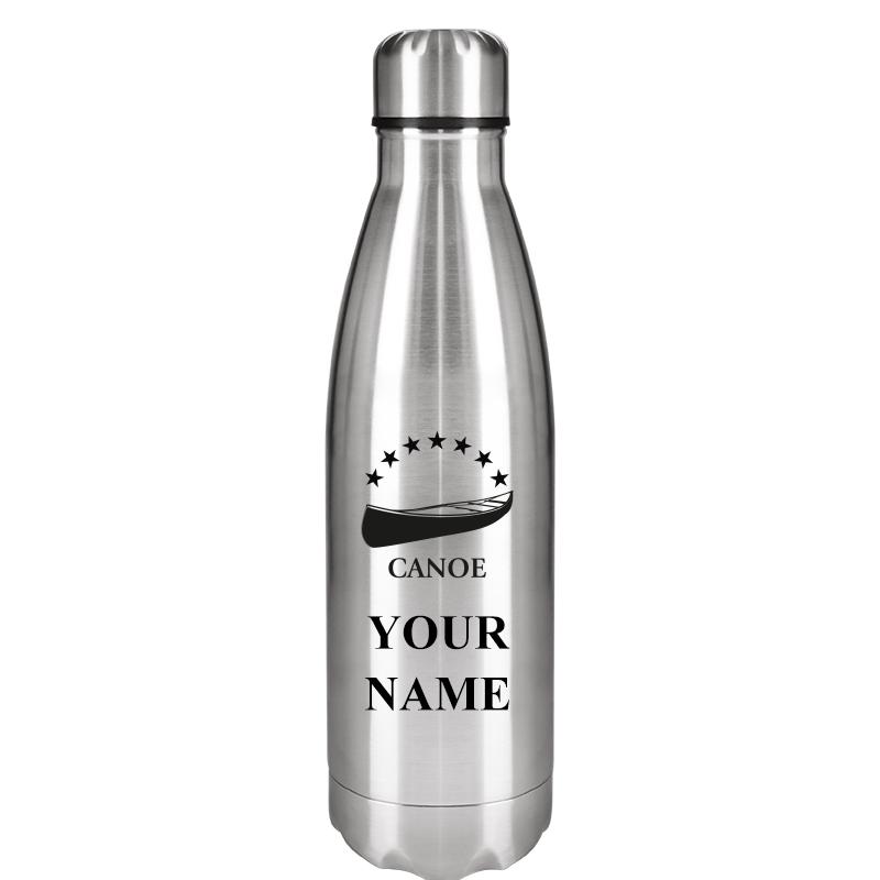 SILVER WATER BOTTLE 17 OZ
