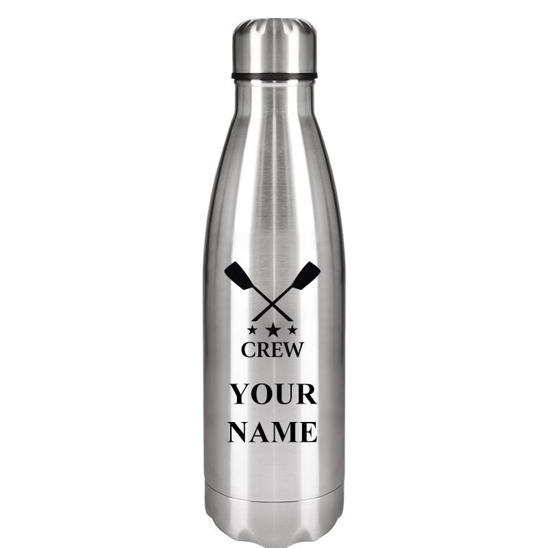 SILVER WATER BOTTLE 17 OZ