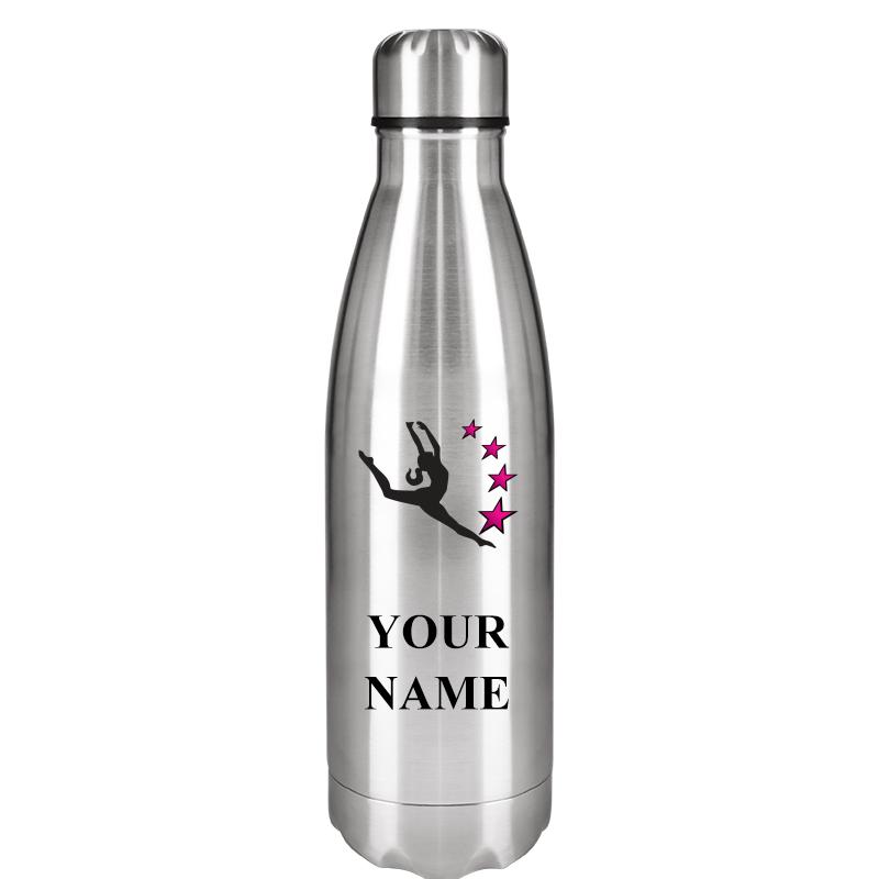 SILVER WATER BOTTLE 17 OZ