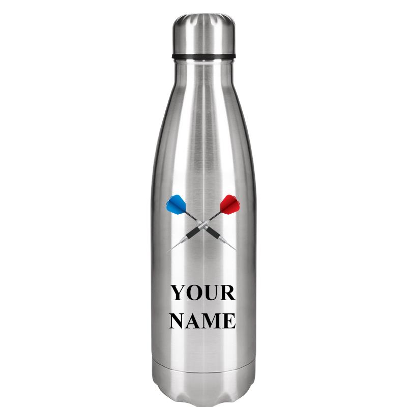 SILVER WATER BOTTLE 17 OZ