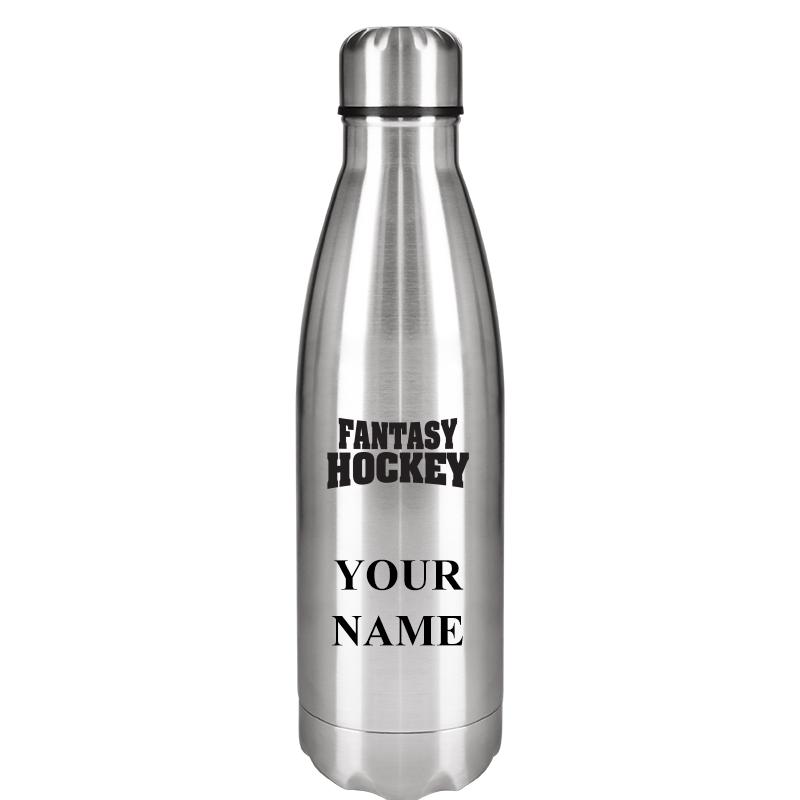 SILVER WATER BOTTLE 17 OZ