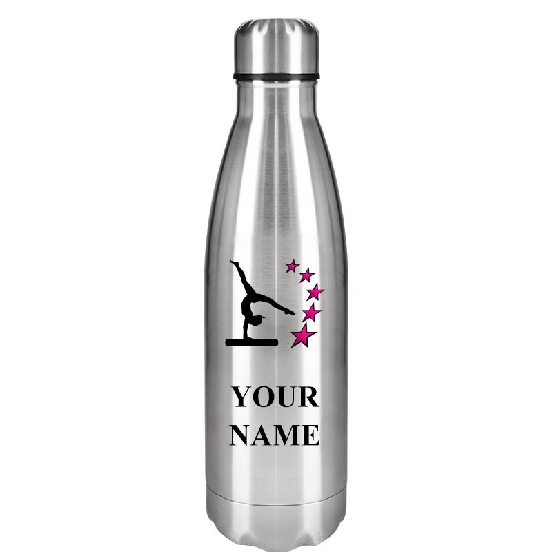 SILVER WATER BOTTLE 17 OZ