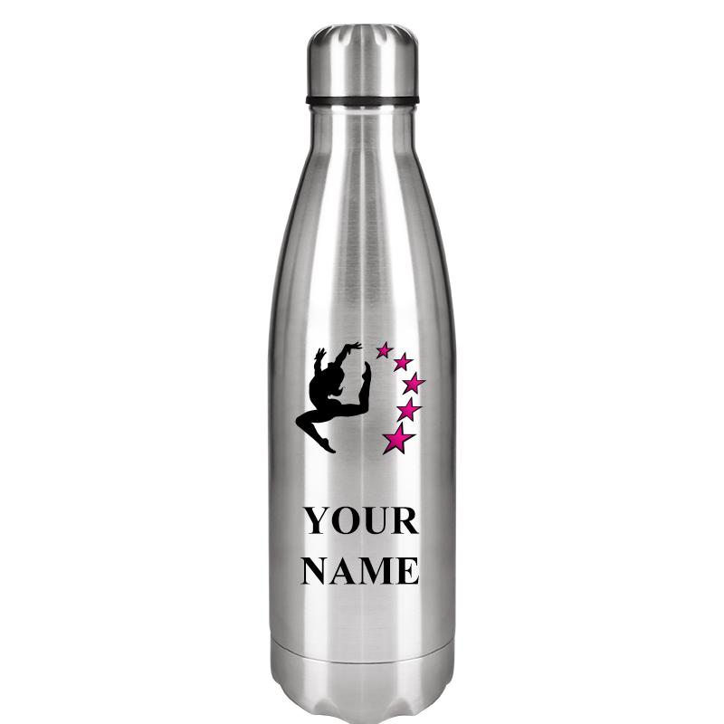 SILVER WATER BOTTLE 17 OZ