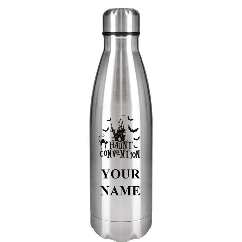 SILVER WATER BOTTLE 17 OZ