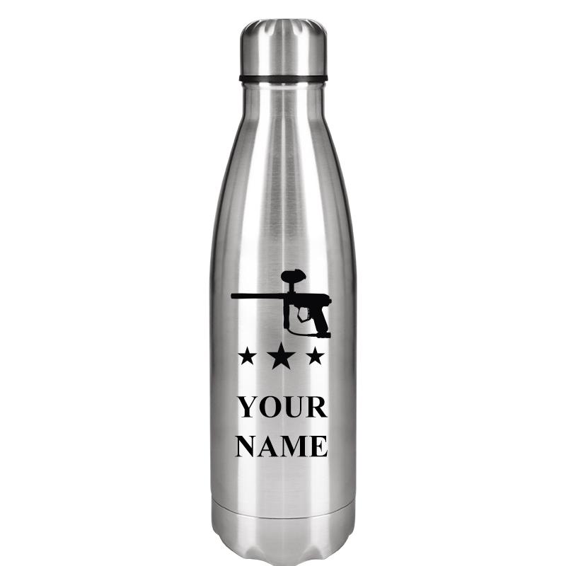 SILVER WATER BOTTLE 17 OZ