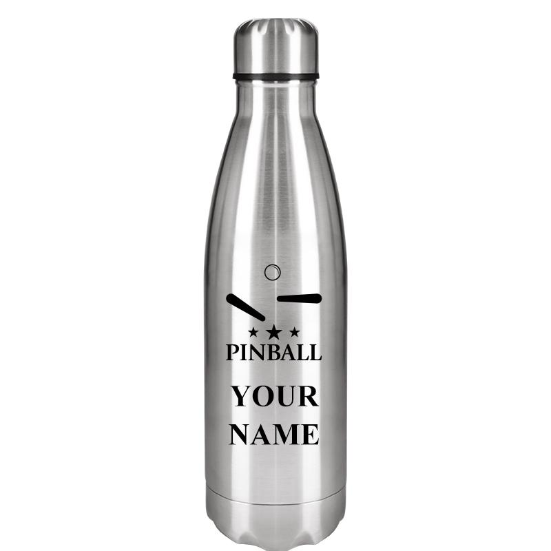 SILVER WATER BOTTLE 17 OZ