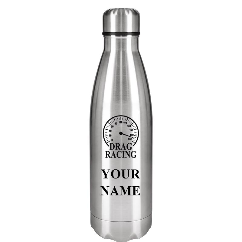 SILVER WATER BOTTLE 17 OZ