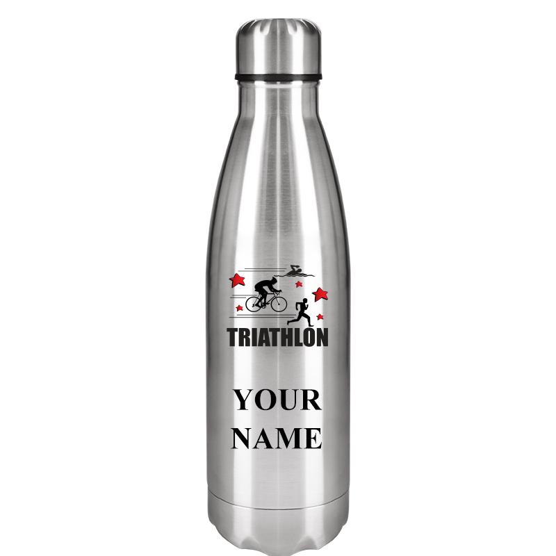 SILVER WATER BOTTLE 17 OZ
