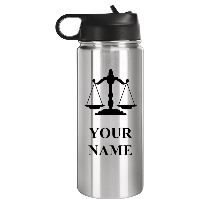 WATER BOTTLE 20OZ SILVER