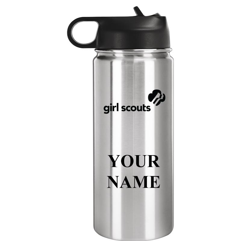 WATER BOTTLE 20OZ SILVER
