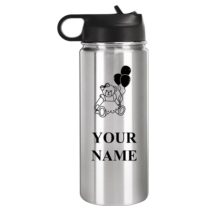 WATER BOTTLE 20OZ SILVER