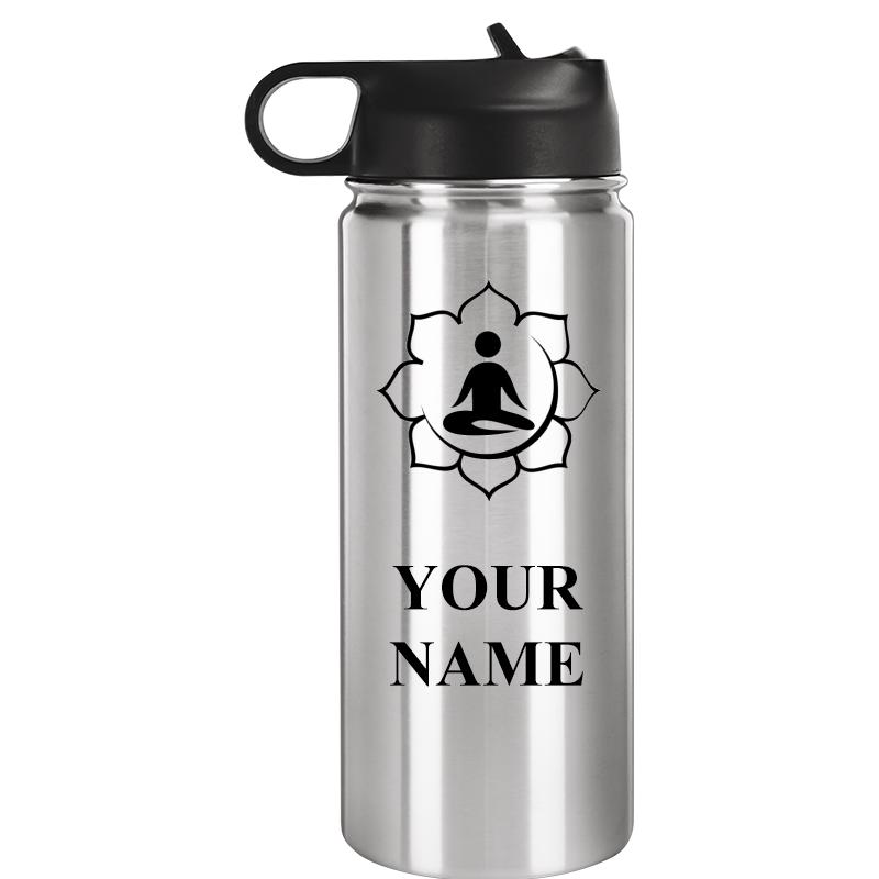 WATER BOTTLE 20OZ SILVER