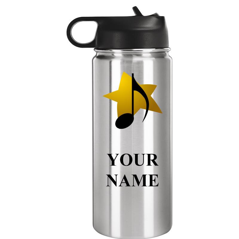 WATER BOTTLE 20OZ SILVER