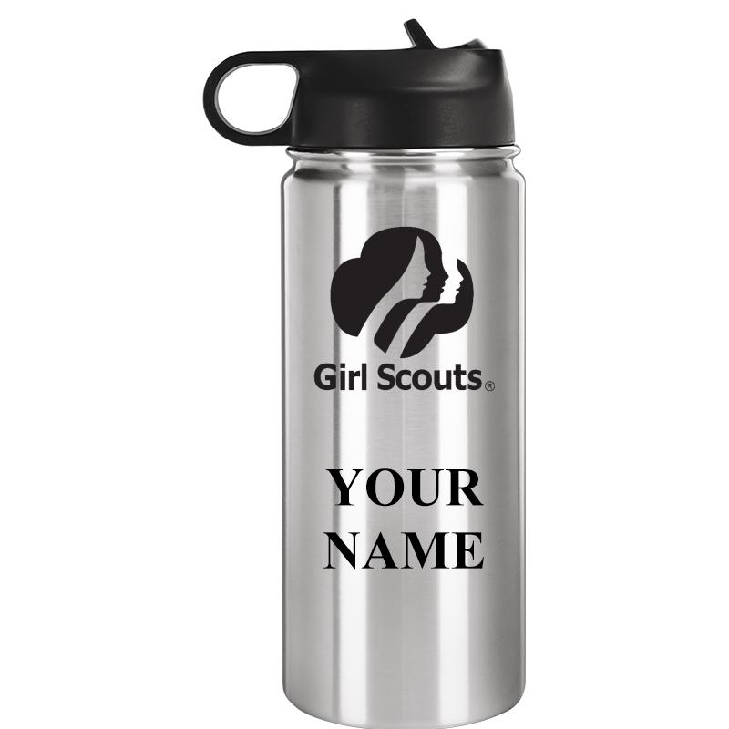 WATER BOTTLE 20OZ SILVER