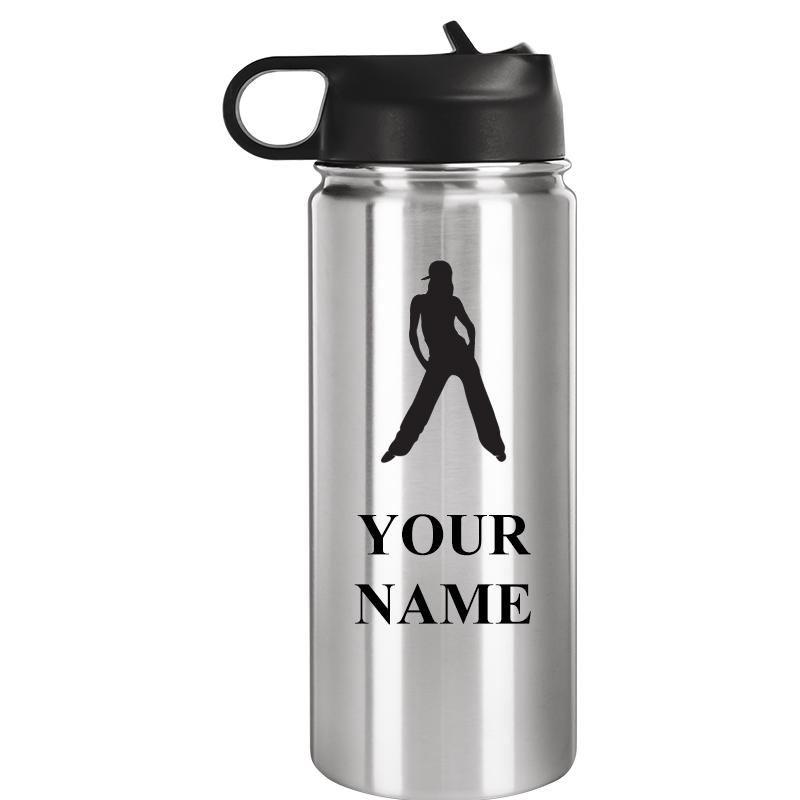 WATER BOTTLE 20OZ SILVER