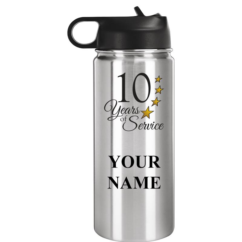 WATER BOTTLE 20OZ SILVER