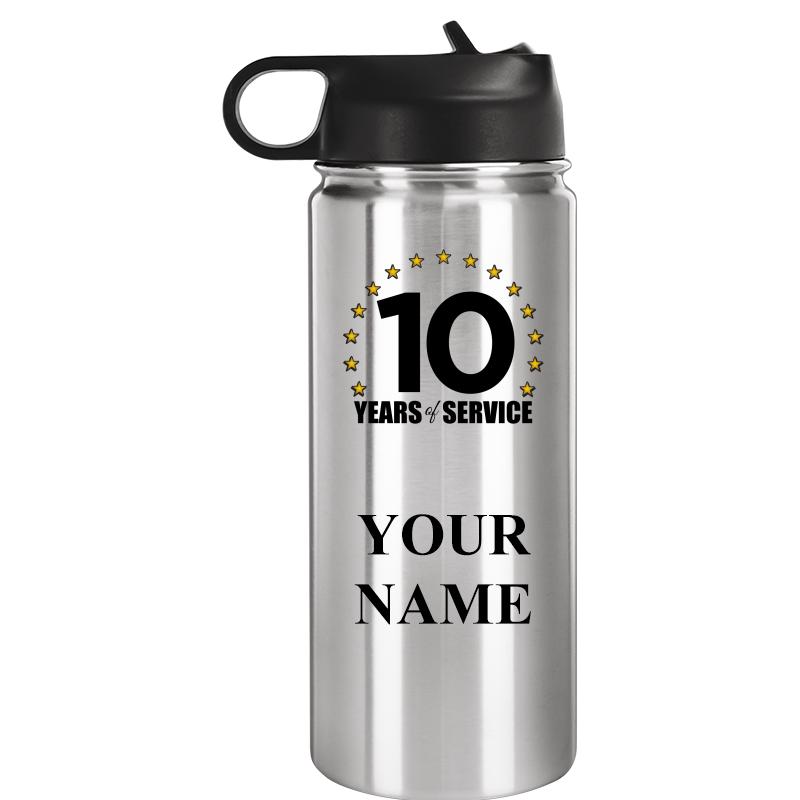 WATER BOTTLE 20OZ SILVER