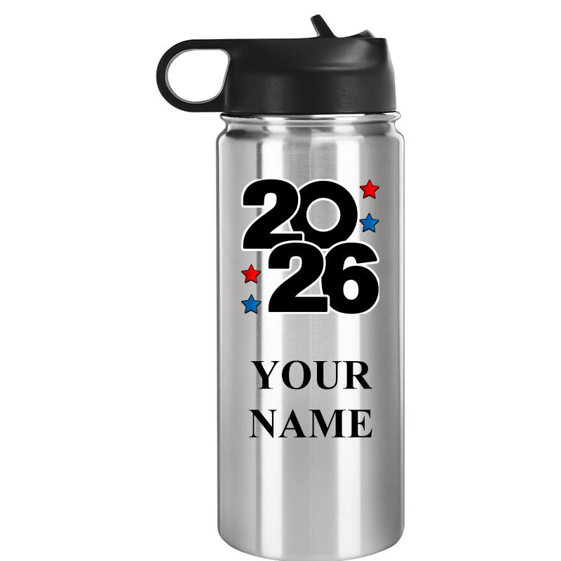 WATER BOTTLE 20OZ SILVER