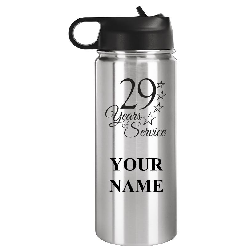 WATER BOTTLE 20OZ SILVER