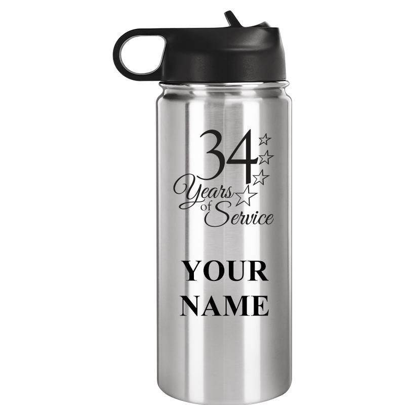 WATER BOTTLE 20OZ SILVER
